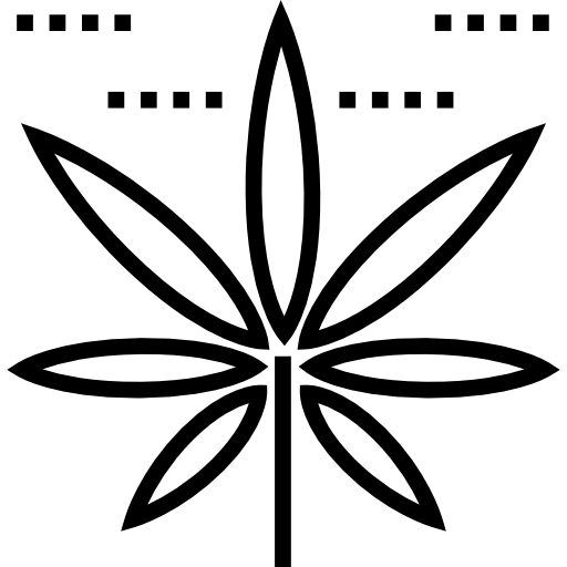 Cannabis Detailed Straight Lineal icon