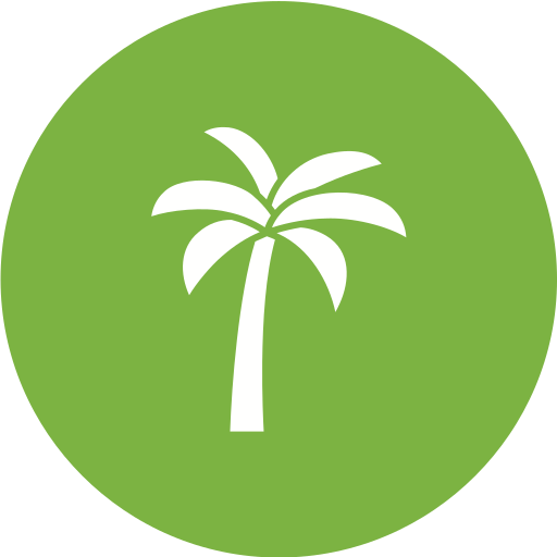 Palm tree Generic Circular icon