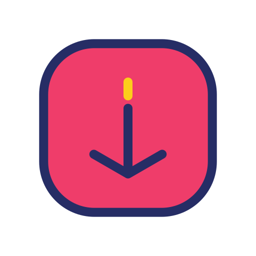 pfeil nach unten kostenlos Icon