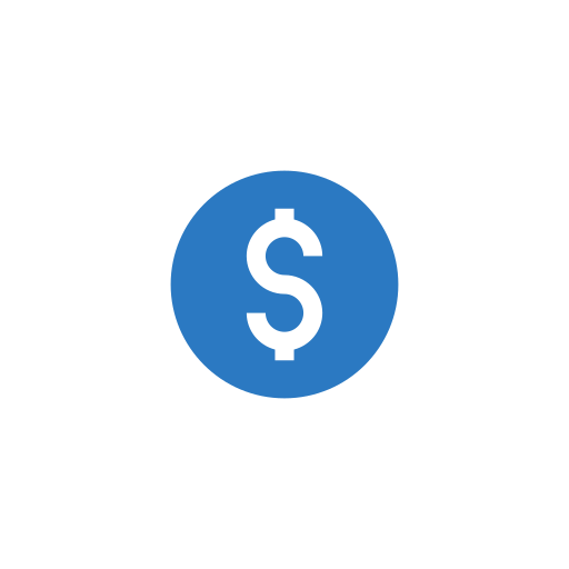 Coin Generic Blue icon