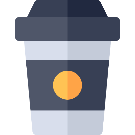 Paper cup Basic Rounded Flat icon