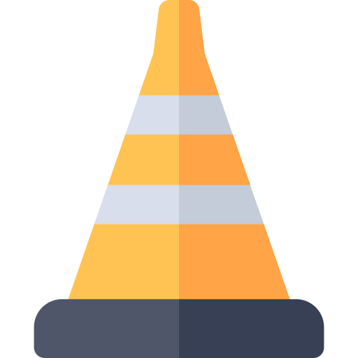 Traffic cone free icon
