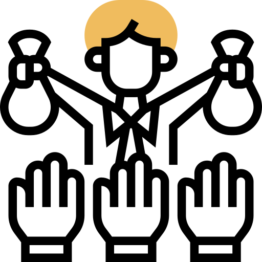 financiero icono gratis