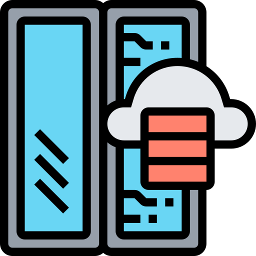 almacenamiento en la nube icono gratis