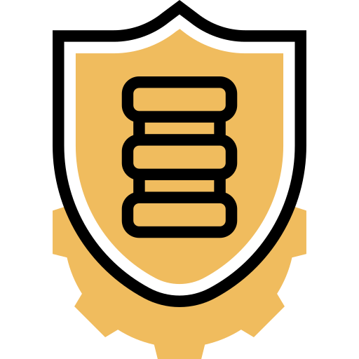 Database Meticulous Yellow Shadow Icon