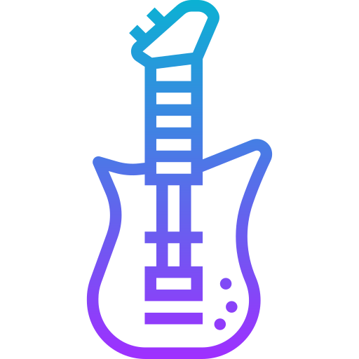 guitarra electrica icono gratis