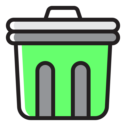 contenedor de basura icono gratis