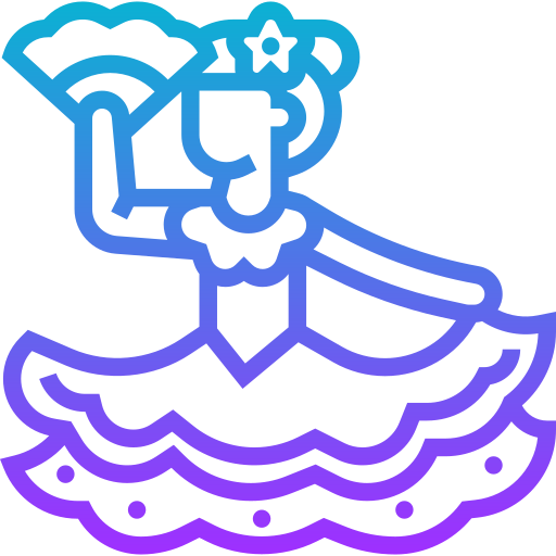 Flamenco dancer free icon