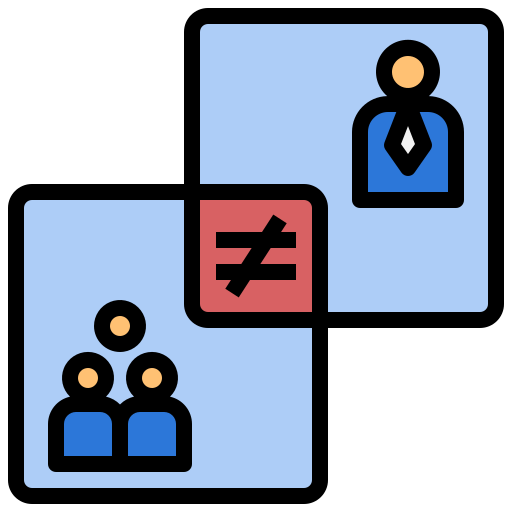 desigualdad icono gratis