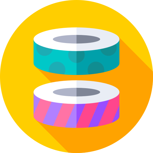 Tape Flat Circular Flat icon