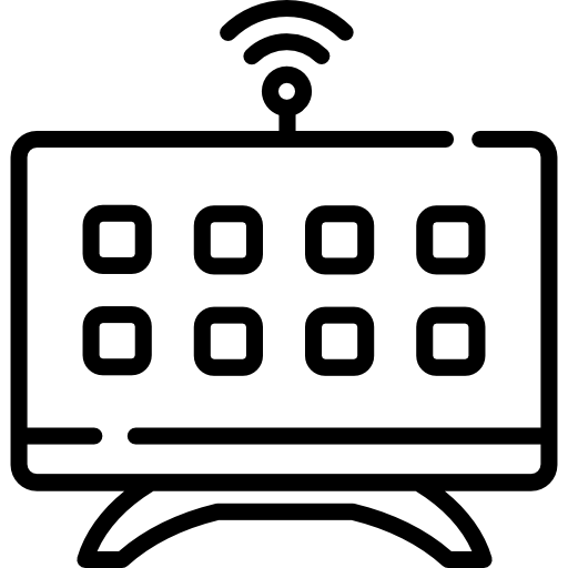 Smart tv free icon