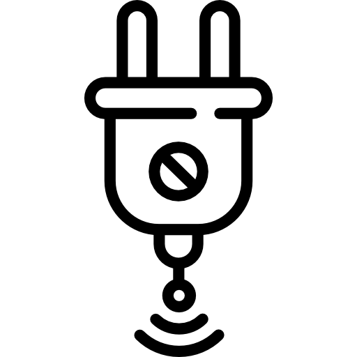 enchufe icono gratis