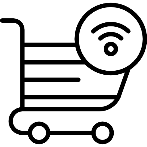 carrinho de compras grátis ícone