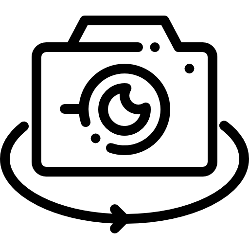 cámara fotográfica icono gratis