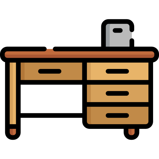 Desk - free icon