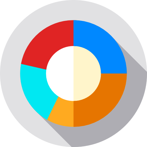 gráfico circular icono gratis