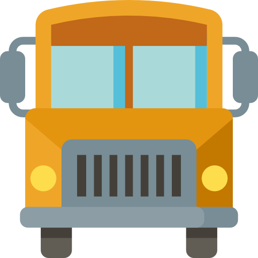 School bus Special Flat icon