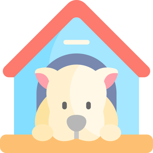 casa de perro icono gratis