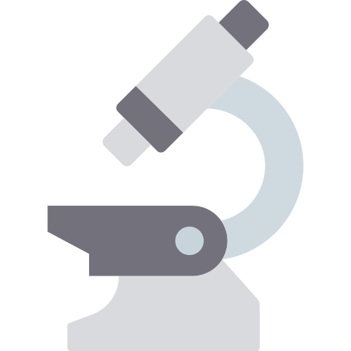 Microscope Dinosoft Flat icon