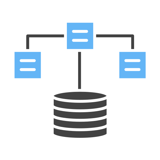 base de datos distribuida icono gratis