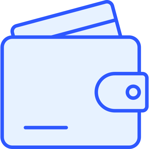 Wallet Generic Blue icon