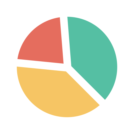 gráfico circular icono gratis