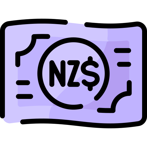 dolar de nueva zelanda icono gratis