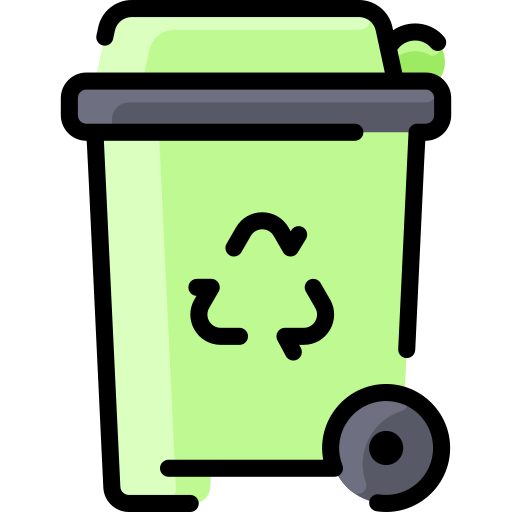 papelera de reciclaje icono gratis