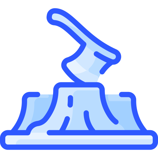 deforestación icono gratis