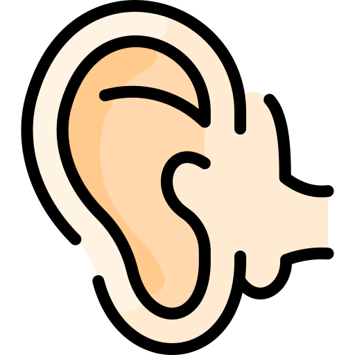 Ear Vitaliy Gorbachev Lineal Color icon