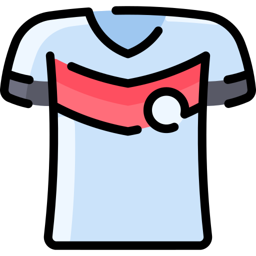 camiseta de futbol icono gratis