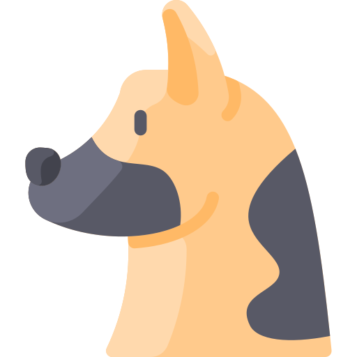 pastor alemán icono gratis