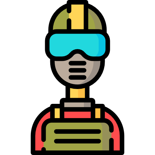 Paintball Special Lineal color icon