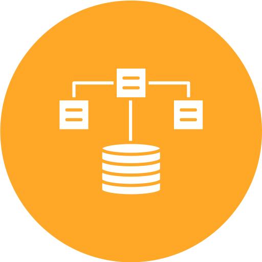 base de datos distribuida icono gratis