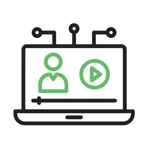 Video lecture free icon Video lecture free icon
