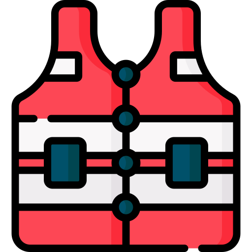 Life jacket Special Lineal color icon