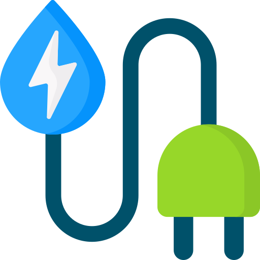 energía del agua icono gratis