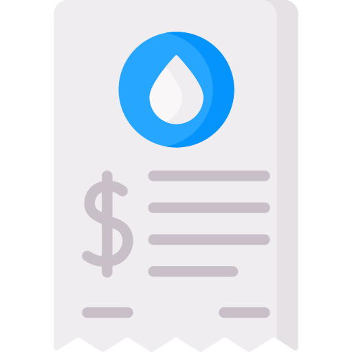 Water bill - Free business and finance icons