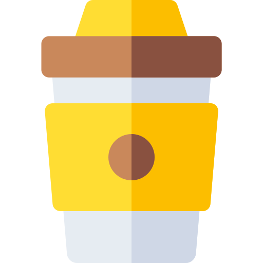 Coffee cup Basic Rounded Flat icon