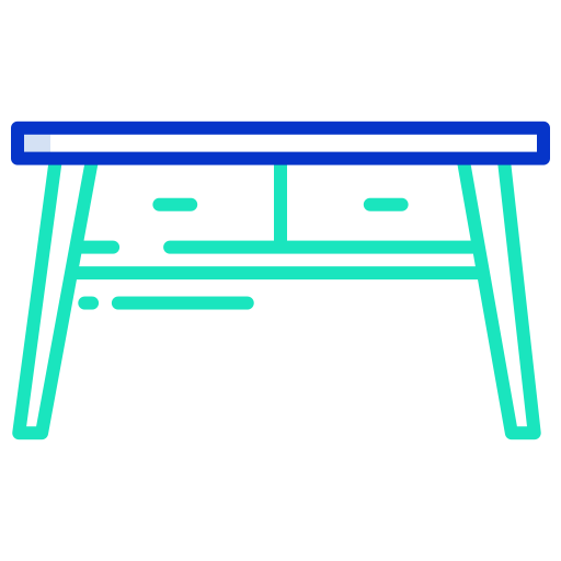 bureau d'école Icône gratuit bureau d'école Icône gratuit