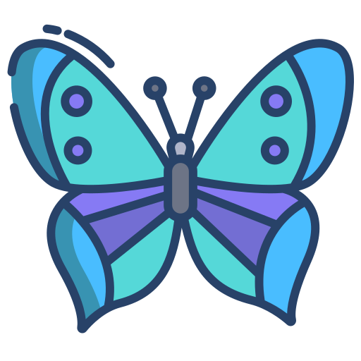 papillon Icône gratuit papillon Icône gratuit