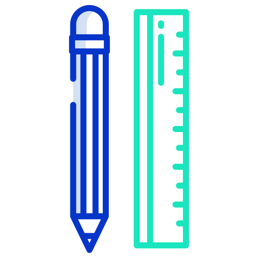 crayon et règle Icône gratuit crayon et règle Icône gratuit