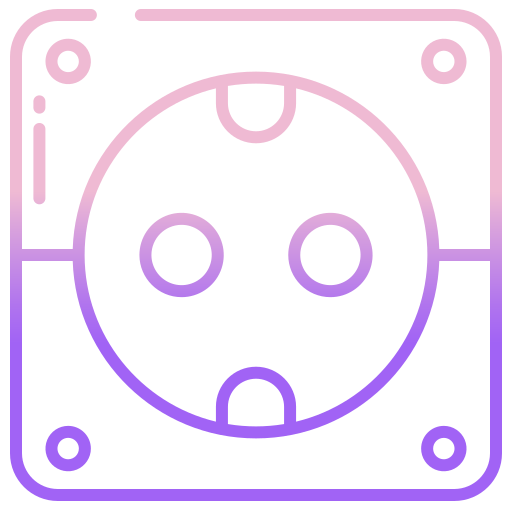 toma de corriente icono gratis