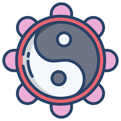 yin yang icono gratis