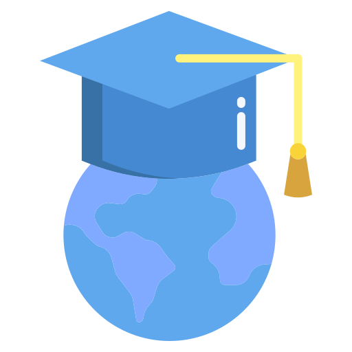 educação global grátis ícone educação global grátis ícone