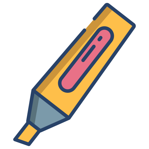 Highlighter free icon