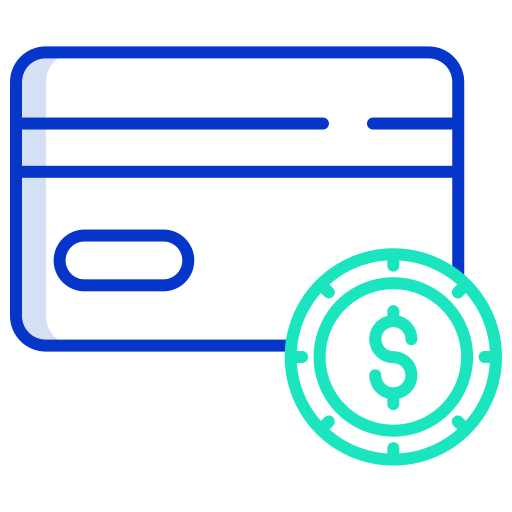 Debit card free icon