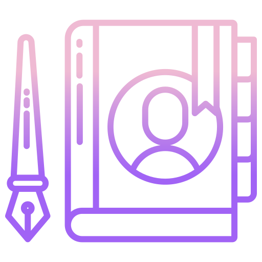 libreta de contactos icono gratis