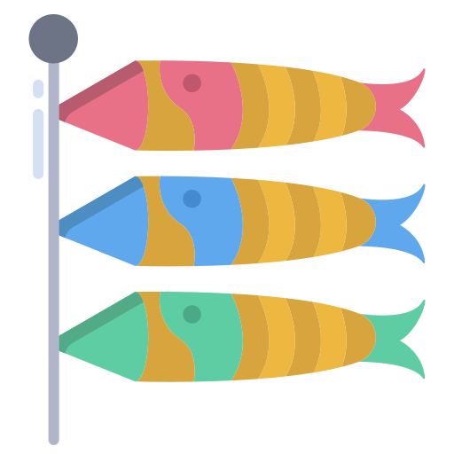 Koinobori Icongeek26 Flat icon