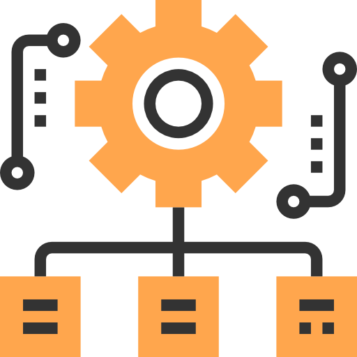 estructura jerarquica icono gratis